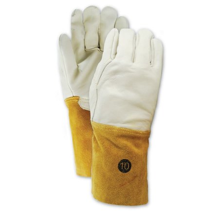 MAGID DuraMaster T6573LGEV Unlined Full Cow Grain Leather Glove, 12PK T6573LGEV-11